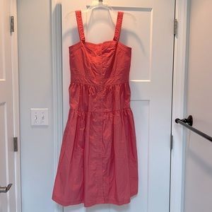 Banana Republic Factory Coral Midi Dressa